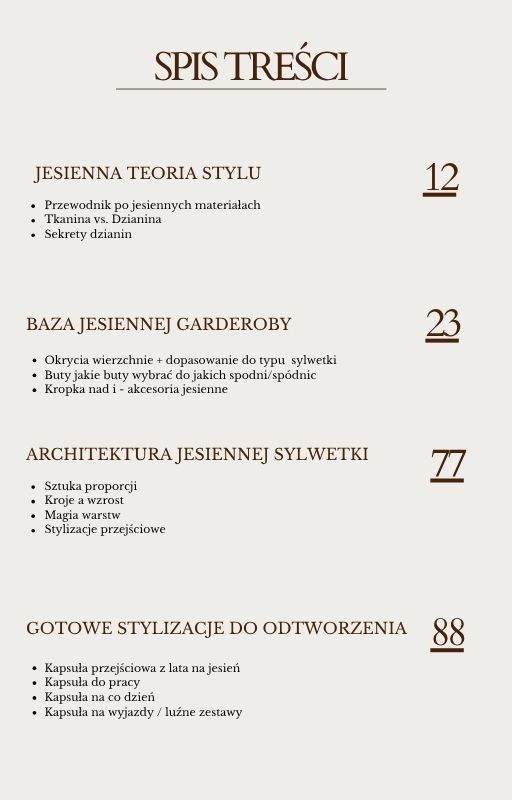 Nowoczesna Klasyka na Jesień - obrazek 2